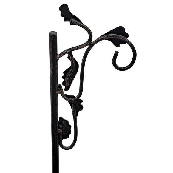 Collections Etc Vintage Desktop Train Figurine Decor Lamp Post Design Wood Base - Picture 7 of 11